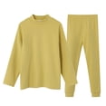 thumbnail image 4 of Gubotare Pjs for Boys Kids' Two-Piece Pajama Set - Long Sleeve & Elastic Waist Pants Size 5T 6T (Yellow,5-6 Years), 4 of 9