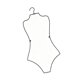 thumbnail image 4 of Percha para trajes de baño, perchero para lencería, percha ligera con forma de cuerpo, para bikini, perchero para trajes de baño para escaparate o negro, 4 of 8