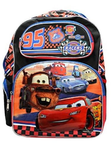 Disney 95 Radiator Springs Cars 16" inches Backpack for Kids Licensed Product 