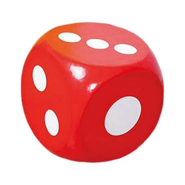 Dados de espuma de 20 cm para aprender matemáticas, contar y desarrollar la inteligencia. Rojo