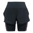 thumbnail image 1 of Short para Mujer Umbro Talla EG con Biker y Pespuntes en Rosa Neon Negro, 1 of 4