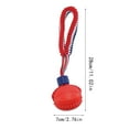 thumbnail image 6 of Training Dog Ball with Rope Exercise and Reward Toy for Dogs - Indestructible Dog Toy Ball with Handle for Training Pull Throw Tug Fetch Belgian Malinois Gifts (g), 6 of 6