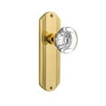 thumbnail image 4 of Nostalgic Warehouse Decrcc_Prv_234_Nk Round Clear Crystal Privacy Door Knob Set - Nickel, 4 of 6