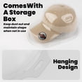 thumbnail image 3 of TOPTIE Mens Cotton 6 Panel Unstructured Baseball Cap Adjustable Sun Hat with Storage Box, 3 of 8
