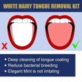 thumbnail image 3 of Jaysuing Tongue Cleaning Suit Tongue Coating Brush Tongue Cleaning Oral Care Deodorant Fresh Breath |, 3 of 4