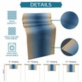 thumbnail image 6 of Navy Blue Yellow Ombre Table Runner 60 Inches, Farmhouse Modern Gradient Art Bed Runner Dresser Scarves Tabletop for Indoor Outdoor Parties/Ceremony/Banquet, 13" x 60", 6 of 8
