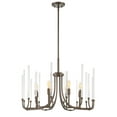 thumbnail image 3 of Designers Fountain Laretto Chrome 8 Light Chandelier, 91788-CH, 3 of 3
