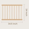 thumbnail image 3 of TouHeart Wooden Playpen Replacement Panel, Single Replacement Panel for Baby Play Yard, 3 of 3