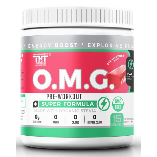 Omg Natural Organic Pre Workout Mix Caffeine Creatine L Citrulline L Tyrosine Beta Alanine Synephrine Coq10 Supplement Powder For Women Men Preworkout Weight Loss Fat Burn Muscle Gain