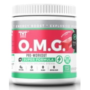 Hardbody Supplements OMG Natural Organic Pre Workout Mix Powder – Dietary Supplement Muscle Gain