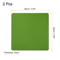 thumbnail image 2 of Unique Bargains 8x8" Mouse Pad, 2 Pack Dual Side Soft Smooth Desk Pad Writing Mat, Green, 2 of 6