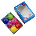 thumbnail image 2 of De Pelotas De Golf, 6 Uds., Pelota De Golf De Colores Con Patrones De Expresión, Pelota De Golf Novedosa Para Jugar En El Campo, Regalos De Práctica Para Niños Y Adultos Kearding OD007977-00, 2 of 6