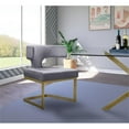thumbnail image 2 of Meridian Furniture Alexandra Gray Velvet Dining Chair, 2 of 8