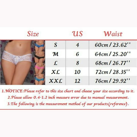 

ZHUASHUM Womens Panties Lace Under Underwear Women Briefs 3 Pack