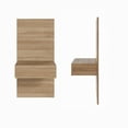 thumbnail image 4 of Nexera Milano Floating Nightstand Extension Panels (Set of 2), Brown Oak, 4 of 8