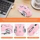 thumbnail image 5 of RatóN InaláMbrico Silencioso Recargable por USB para Juegos, RatóN Recargable con Bluetooth para PC y PortáTil, Color Rosa, 5 of 5