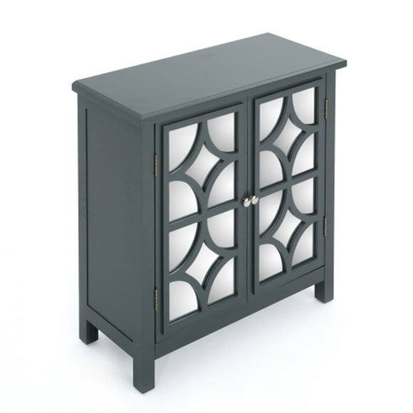 Versatile Entryway Cabinet with Doors and Shelves, Ideal for Organizing Your Foyer