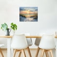thumbnail image 4 of Beach Sunset Wall Art Weed on Sandbeach and Seagulls in Sunset Sky Canvas Wall Art Coastal Nature Landscape Framed Wall Art for Living Room Bedroom Bathroom Home Decor Ready to Hang,16x12 Inches, 4 of 7