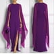 thumbnail image 2 of 2020 Women's Chiffon Long Dress Atmospheric Queen Fan Event DressXXL, 2 of 4