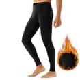 thumbnail image 2 of IWRICH Men's Thermal Compression Pants Lined Athletic Tights Leggings Sports Base Layer Bottoms for Cold Weather Black XL, 2 of 4