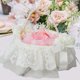 thumbnail image 1 of Cesta de flores para boda, pequeña caja reutilizable. Ideal como regalo para , elegante caja de encaje, cesta para niña de, 1 of 8