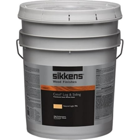 Sikkens SIK42996 5 Gallon Cetol Log & Siding - Natural Light (Best Stain For Pine Log Siding)