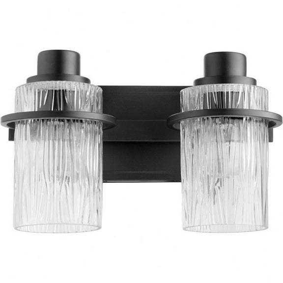 2 Light Bathroom Light Fixture in Soft Contemporary Style-7.5 inches Tall and 12.75 inches Wide Bailey Street Home 183-Bel-4636742