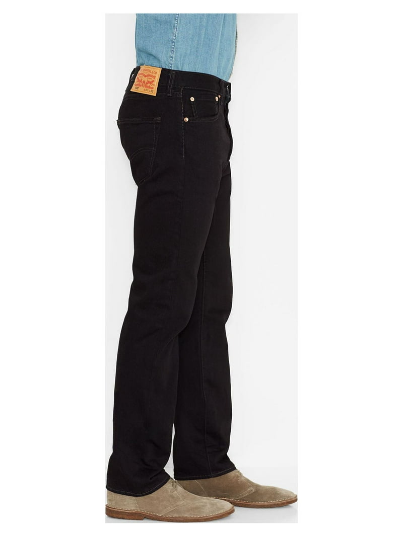 Levi's 501 Men's Straight Leg Jean - Black, Black, 40x29