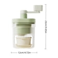 thumbnail image 2 of Manual Shaved Ice Machine Snowcone Machine Ice Shaver Portable Ice Crusher Kitchen Decoration, 2 of 8