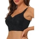 thumbnail image 5 of Allegra K Sujetador de cobertura completa para mujer, tirantes anchos, dobladillo largo, bralette sin aros C 38 Negro, 5 of 5
