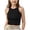 Black, variant on CAICJ98 Tank Tops for Girls Solid Color Blouses Sleeveless Slim Tees Kids Round Neck Shirts Vacation Tank Tops Classic Tunic (Black,11-12 Years)