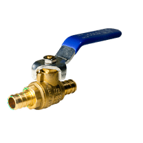 20 Pieces 1/2" Pex Ball Valve Blue/Cold, 24-2-2=20X