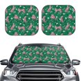 thumbnail image 2 of Windshield Sun Shade, Tropical Pink Leopard Foldable Car Sun Shade Windshield For Front, 2 Pieces, 2 of 4