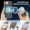 thumbnail image 7 of Allytechgroup Phone Case for Apple iPhone 16e 17e, Slim Fit Magnetic Back Cover Compatible with Mag-Safe Shockproof & Anti-Scratch iPhone 16e 17e Case Cover for Women Men,Black, 7 of 7