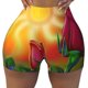 thumbnail image 2 of Fotbe Rose Psychedelic Shorts Sin Costuras – Shorts Deportivos de Cintura Alta para Mujer, Elásticos para Gimnasio, Yoga, Running o Ciclismo-X-Large, 2 of 8