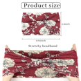 thumbnail image 4 of 6Pcs Wide Headbands for Women Knotted No Slip Head Bands Soft Turban Headband Hair Accessories Boho African Head Wraps for Women Yoga Workout, 4 of 6
