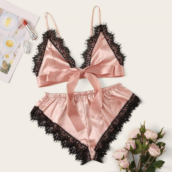 uublik Valentines Lingerie Set for Women Lace Plus Size Babydoll Sexy Naughty Bodysuit