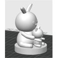 thumbnail image 3 of 1PC rabbit hugging kitten 3D printing, 3 of 3