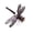 Purple, variant on 1Pc Topwater Dragonfly Fishing Lure, 2.75" 0.2oz Floating Insect Popper Bait, Brown