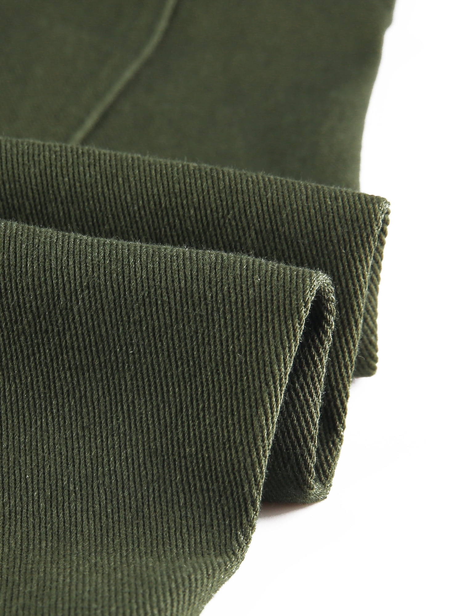 DARING DIVA Women's Flare Denim Pants High Waist Stretch Bell Bottoms Jeans S Army Green