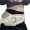 White, variant on Teens Exaggerated Waist Straps with Adjust Length Buckle Irregular Belt Coat Jeans Male Wide Fashion Formal Waistband