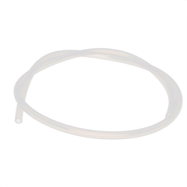 Tubo de Silicona Transparente 6mm x 8mm 1 Metro 3.3Ft