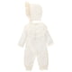 thumbnail image 1 of Gibobby Mamelucos para bebe niño polar Bebé recién nacido niños niña niño mono Color sólido manga larga tejido ropa Color sólido sombrero(Blanco, 3-6 Meses ), 1 of 4