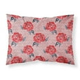 thumbnail image 1 of Carolines Treasures BB7513PILLOWCASE Watercolor Red Roses & Polkadots Fabric Standard Pillowcase, 1 of 2
