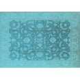 thumbnail image 1 of Ahgly Company Indoor Rectangle Oriental Light Blue Industrial Area Rugs, 2' x 3', 1 of 4