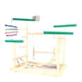 thumbnail image 2 of Parque de juegos para loros, soporte de juego para loros, jaula, accesorio con comedero, corral para periquitos, escalera, percha, juego para, 2 of 9