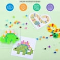 thumbnail image 3 of ZheElen Ensemble de Perles à Fusible Colorées Hama Perler 5mm pour Enfants Jouets Faits Main DIY 10 Couleurs 900 Pcs, 3 of 7