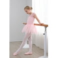 thumbnail image 2 of Stelle Ballet Leotard Mesh Cap Sleeveless Tutu Skirted Ballerina Dress Outfit for Girls,Ballet Pink,5T, 2 of 5