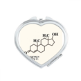 thumbnail image 1 of Desire Love Molecular Structure Mirror Travel Magnification Portable Handheld Pocket Makeup, 1 of 3