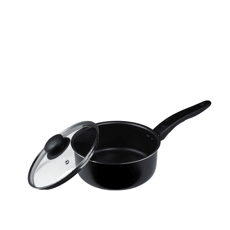 Mainstays 3 Piece NS Sauce Pan, Black